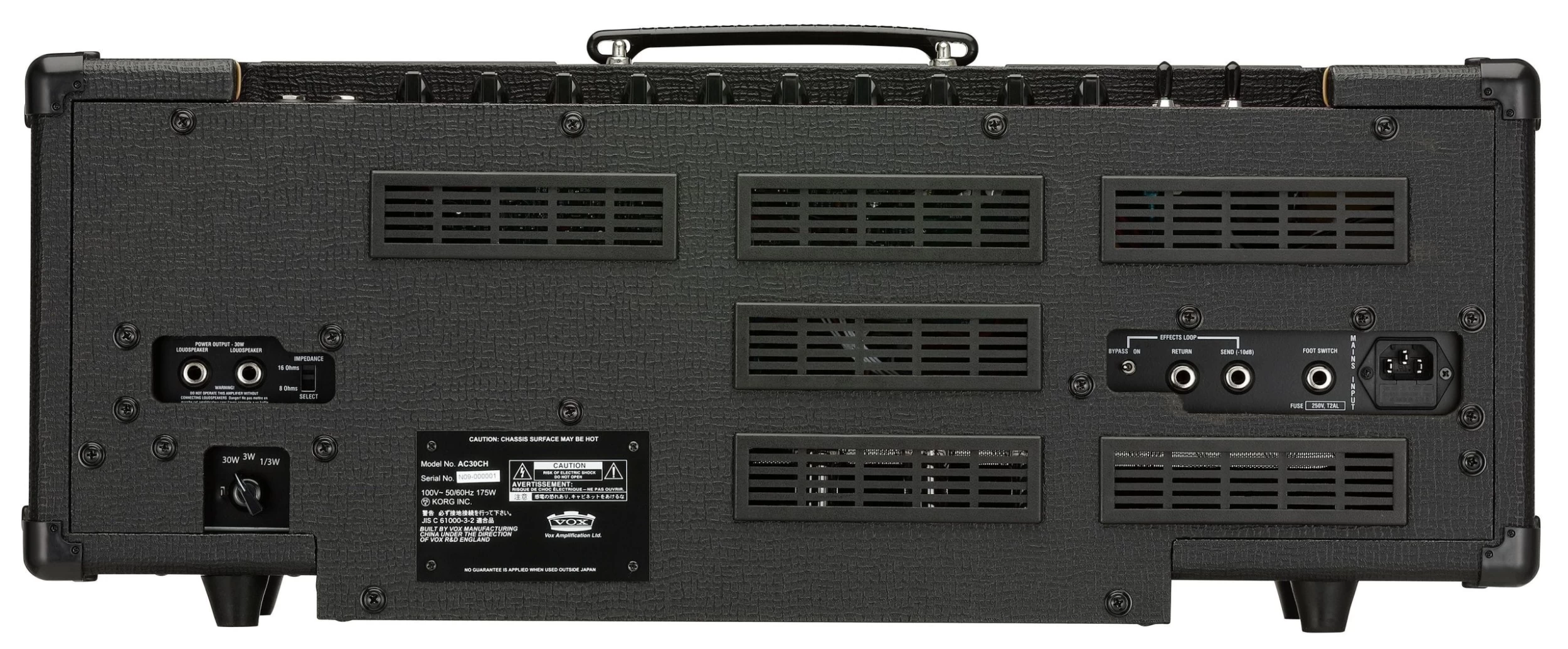 Vox AC30CH Custom Series 30W Classic Head 4 Vox AC30CH Custom Series 30W Classic Head - Image 4