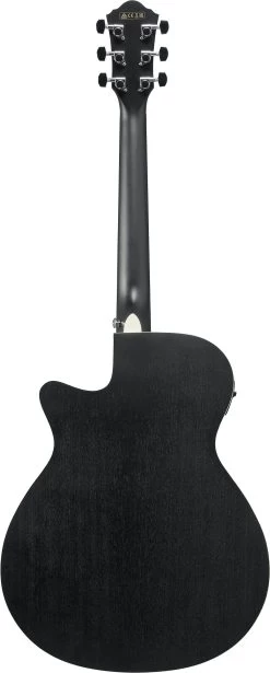 Ibanez AEG7MH-WK Electro Acoustic Guitar In Withered Black 14 Ibanez AEG7MH-WK Electro Acoustic Guitar In Withered Black -Professional Guitar Store AEG7MH WK Ibanez AEG7MH WK Electro Acoustic Guitar Withered Black Back