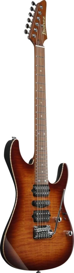 Ibanez AZ2407F-BSR Prestige Electric Guitar In Brownish Sphalerite -Professional Guitar Store AZ2407F BSR Ibanez AZ2407F BSR Prestige Electric Guitar Brownish Sphalerite Angle