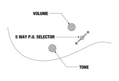 Ibanez AZ2407F-BSR Prestige Electric Guitar In Brownish Sphalerite -Professional Guitar Store AZ2407F BSR Ibanez AZ2407F BSR Prestige Electric Guitar Brownish Sphalerite Controls