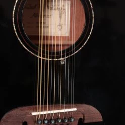 B Stock : Alvarez AD6012CEBK Artist Series Dreadnought 12-String Electro Acoustic Guitar In Gloss Black -Professional Guitar Store B AD6012CEB 0004 B AD6012CEB 0004 5 1