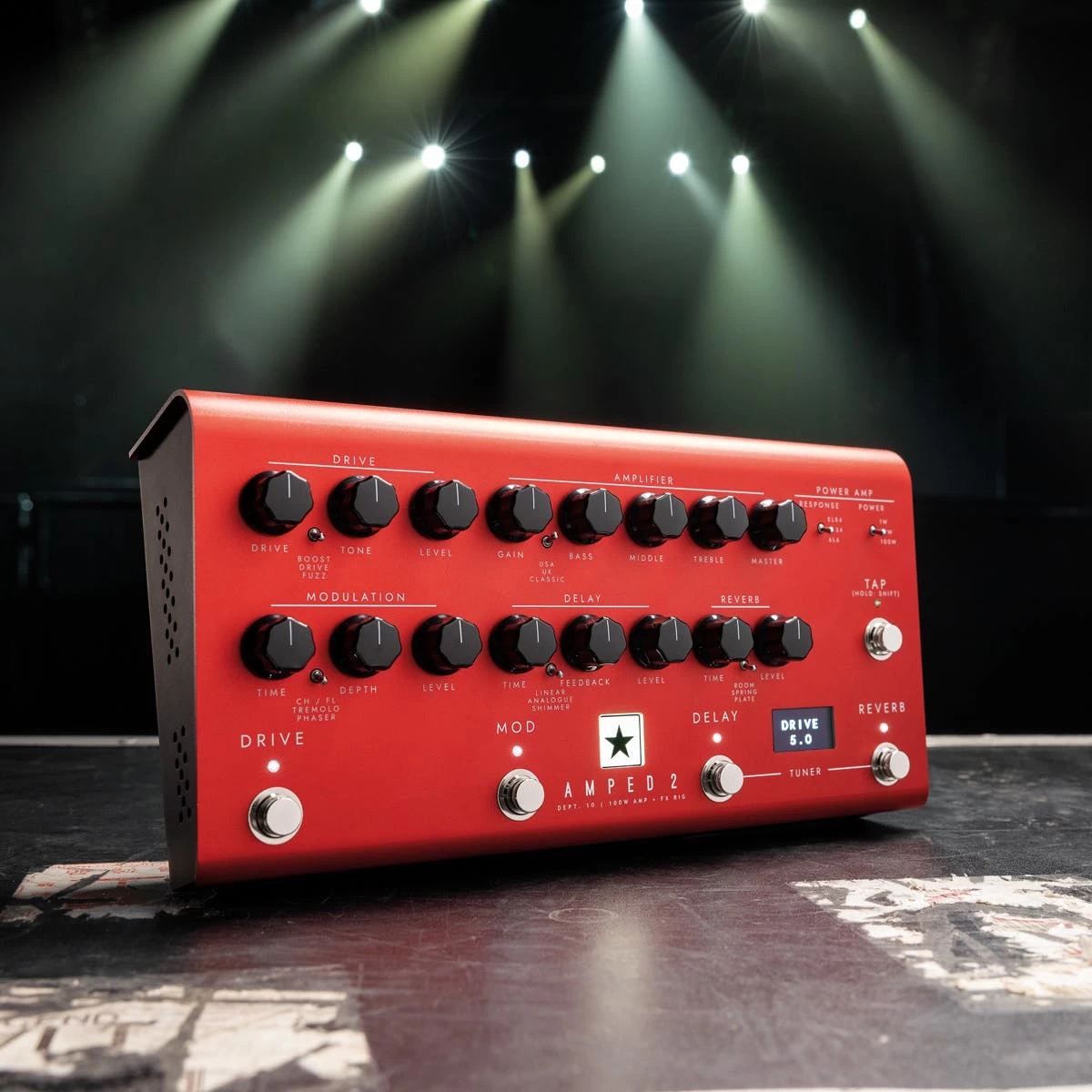 Blackstar Dept. 10 Amped 2 100w Amp & Effects Rig Pedal 5 Blackstar Dept. 10 Amped 2 100w Amp & Effects Rig Pedal - Image 5