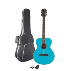 Eastcoast G1 Blueberry Blue Acoustic Starter Pack With Accessories