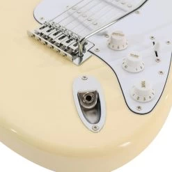 EastCoast ST1 Vintage White Electric Guitar Starter Pack With 10W Amp & Accessories -Professional Guitar Store BUN EC GS100 AWT10 11 1