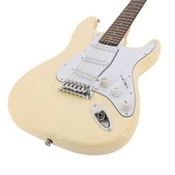 EastCoast ST1 Vintage White Electric Guitar Starter Pack With 10W Amp & Accessories -Professional Guitar Store BUN EC GS100 AWT10 9 1