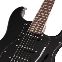 EastCoast ST2 HSS Black Metallic Electric Guitar Starter Pack With 10W Amp & Accessories -Professional Guitar Store BUN EC GS100H BKM10 477394 EC GS100H BKM 5 1