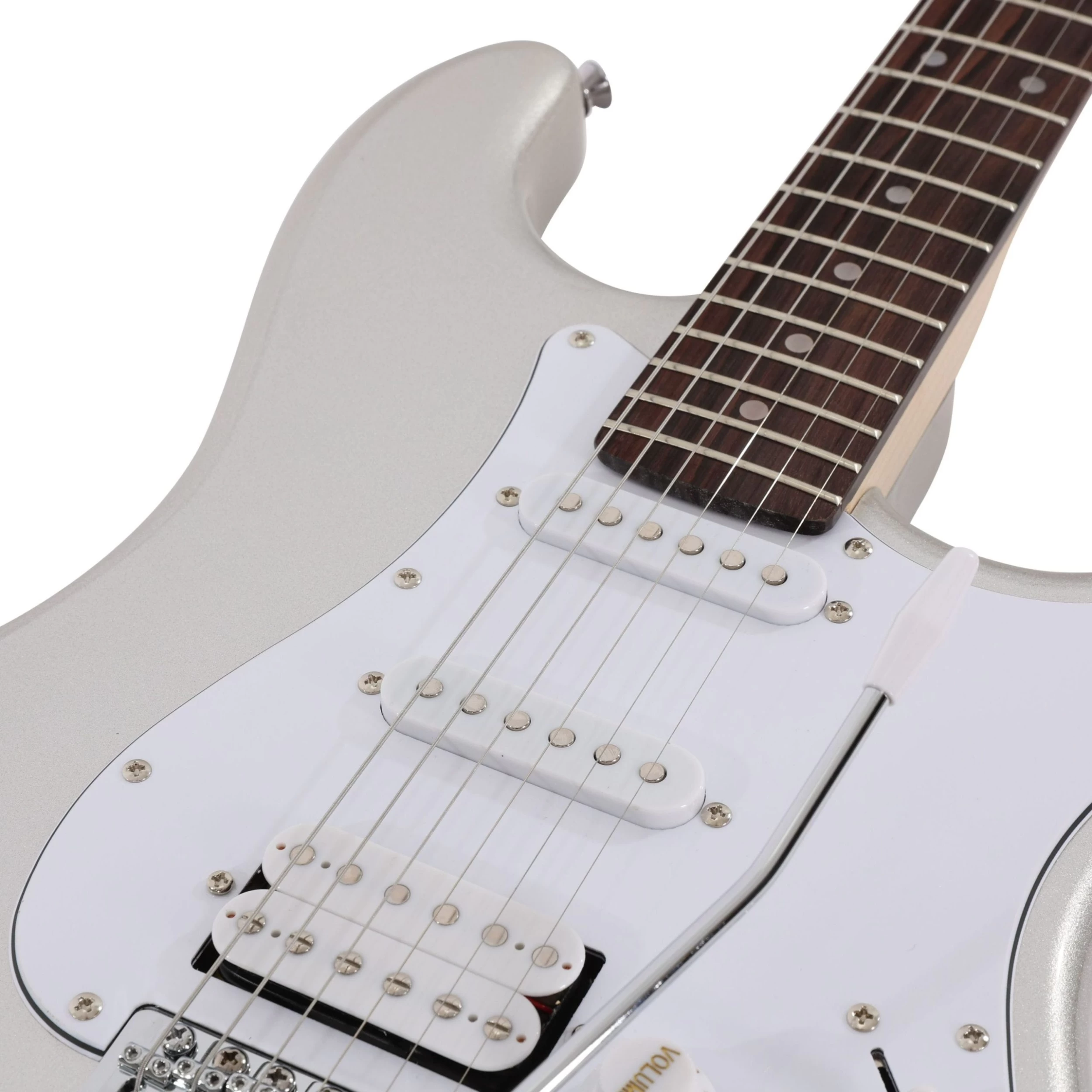 EastCoast ST2 HSS Slick Silver Electric Guitar Starter Pack With 10W Amp & Accessories 11 EastCoast ST2 HSS Slick Silver Electric Guitar Starter Pack With 10W Amp & Accessories - Image 11