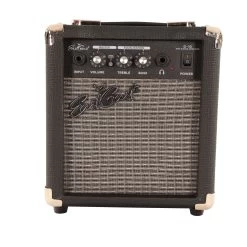 EastCoast HM1 Metallic Blue Electric Guitar Starter Pack With 10W Amp & Accessories -Professional Guitar Store BUN EC HM1 MB10 3 amp 1