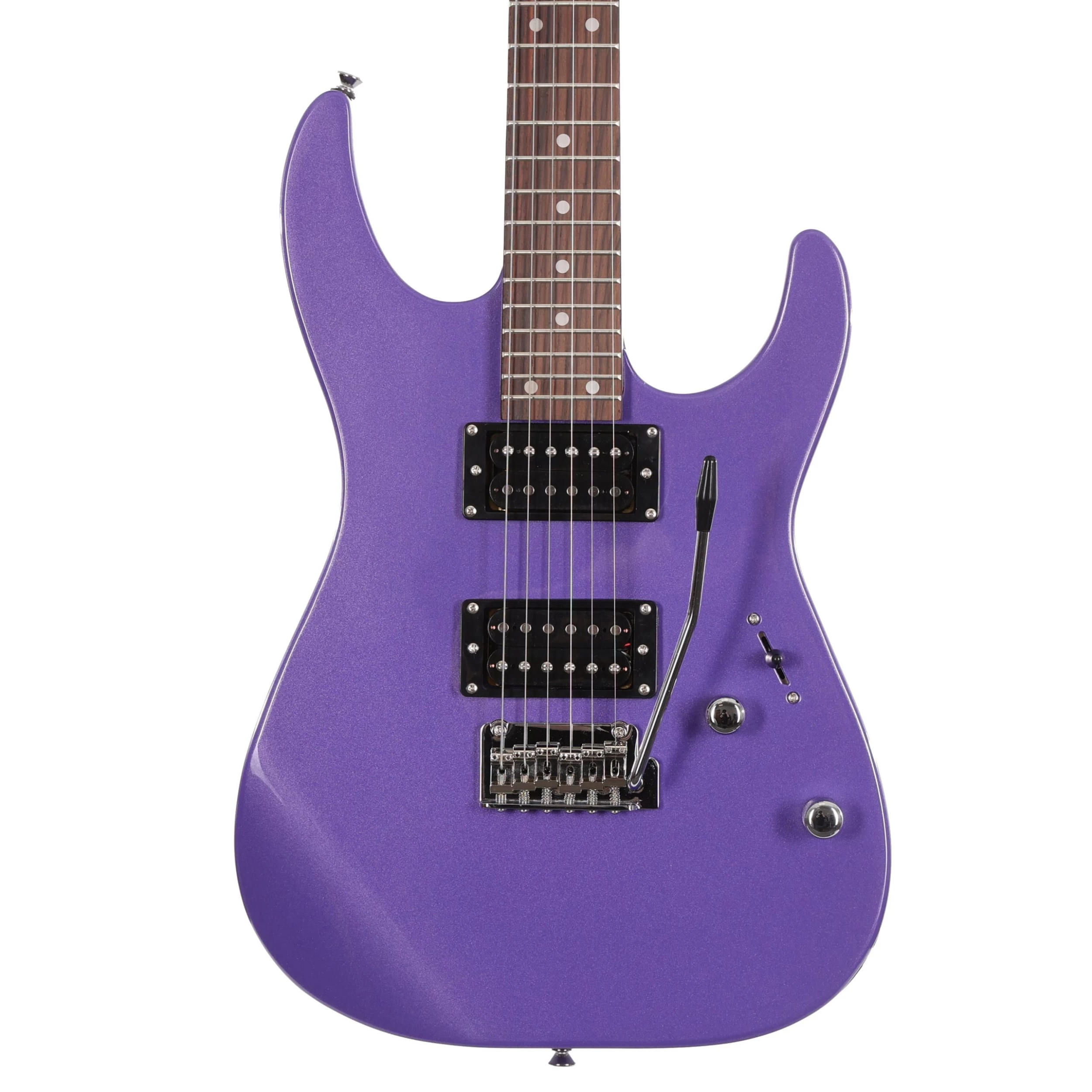 EastCoast HM1 Metallic Purple Electric Guitar Starter Pack With 10W Amp & Accessories 2 EastCoast HM1 Metallic Purple Electric Guitar Starter Pack With 10W Amp & Accessories - Image 2