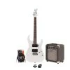 EastCoast HM1 White Electric Guitar Starter Pack With 10W Amp & Accessories