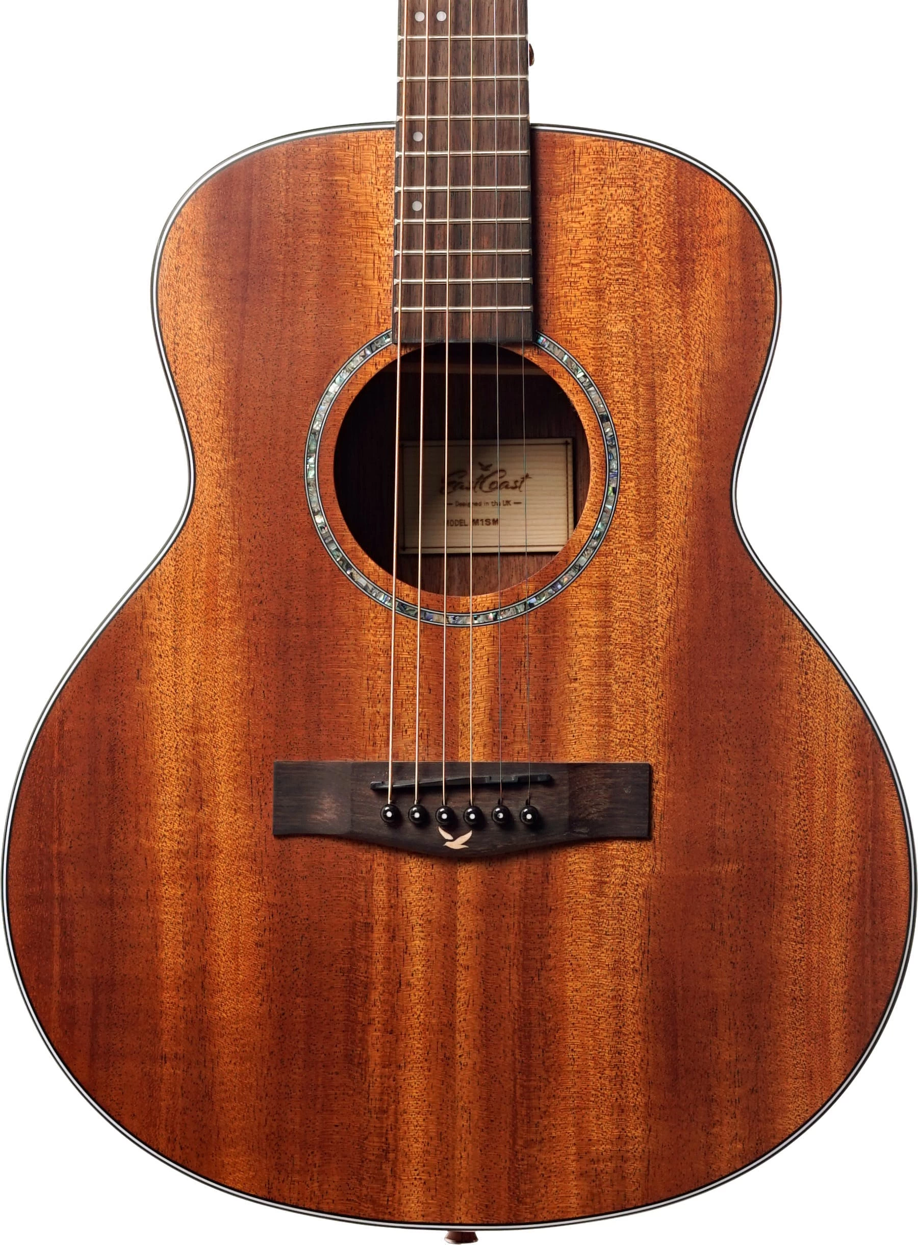 Eastcoast M1SM Solid Top Mini Travel Acoustic Starter Pack Mahogany With Accessories 2 Eastcoast M1SM Solid Top Mini Travel Acoustic Starter Pack Mahogany With Accessories - Image 2