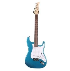 EastCoast ST1 Lake Placid Blue Electric Guitar Starter Pack With 10W Amp & Accessories -Professional Guitar Store BUN EC ST1 LPB10 7 1