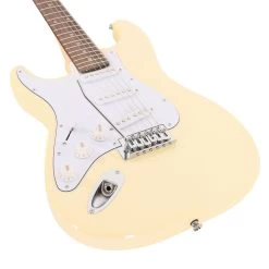 EastCoast ST1 Vintage White Left Hand Electric Guitar Starter Pack With 10W Amp & Accessories -Professional Guitar Store BUN EC ST1 VW LH10 477897 EC ST1 VW LH 4