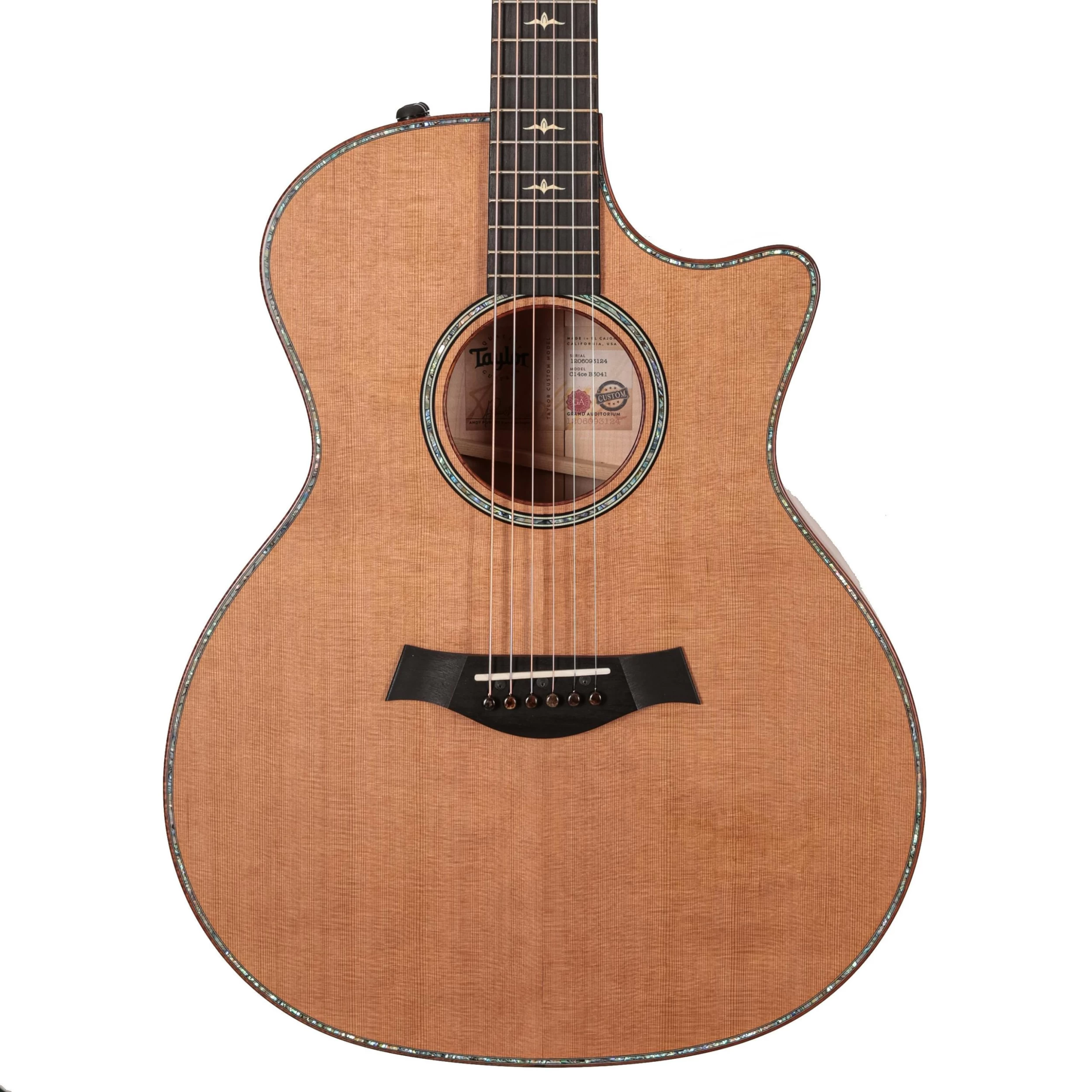 Taylor Custom No.41 - C14ce Maple A Western Red Cedar Acoustic Guitar