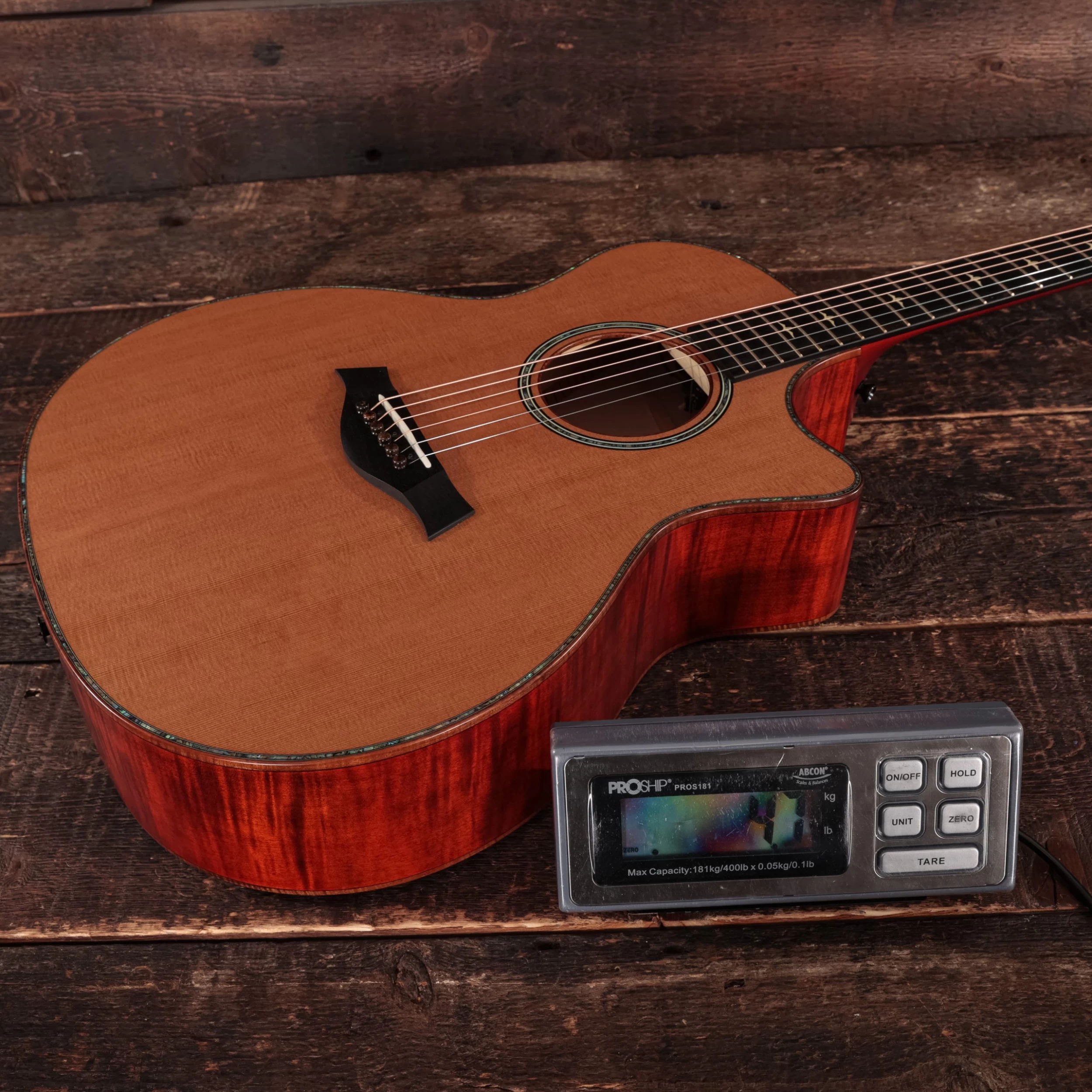 Taylor Custom No.41 - C14ce Maple A Western Red Cedar Acoustic Guitar 7 Taylor Custom No.41 - C14ce Maple A Western Red Cedar Acoustic Guitar - Image 7