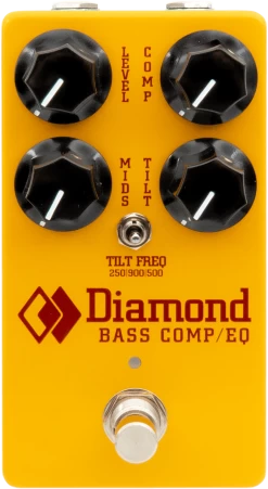 Diamond Bass Comp EQ Optical Bass Compressor And Tilt EQ Pedal