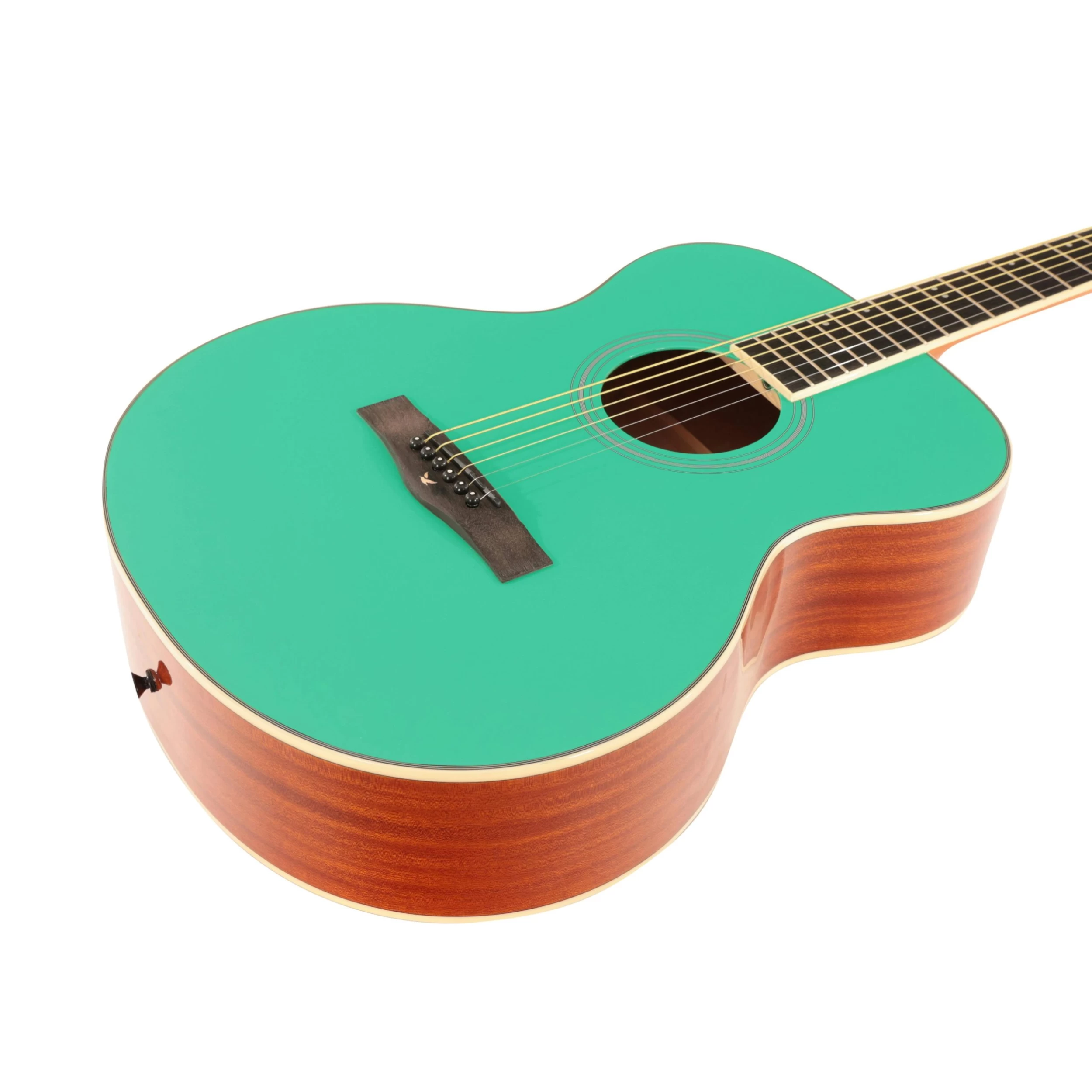 EastCoast G1 Grand Auditorium Acoustic Guitar In Pistachio Green 4 EastCoast G1 Grand Auditorium Acoustic Guitar In Pistachio Green - Image 4