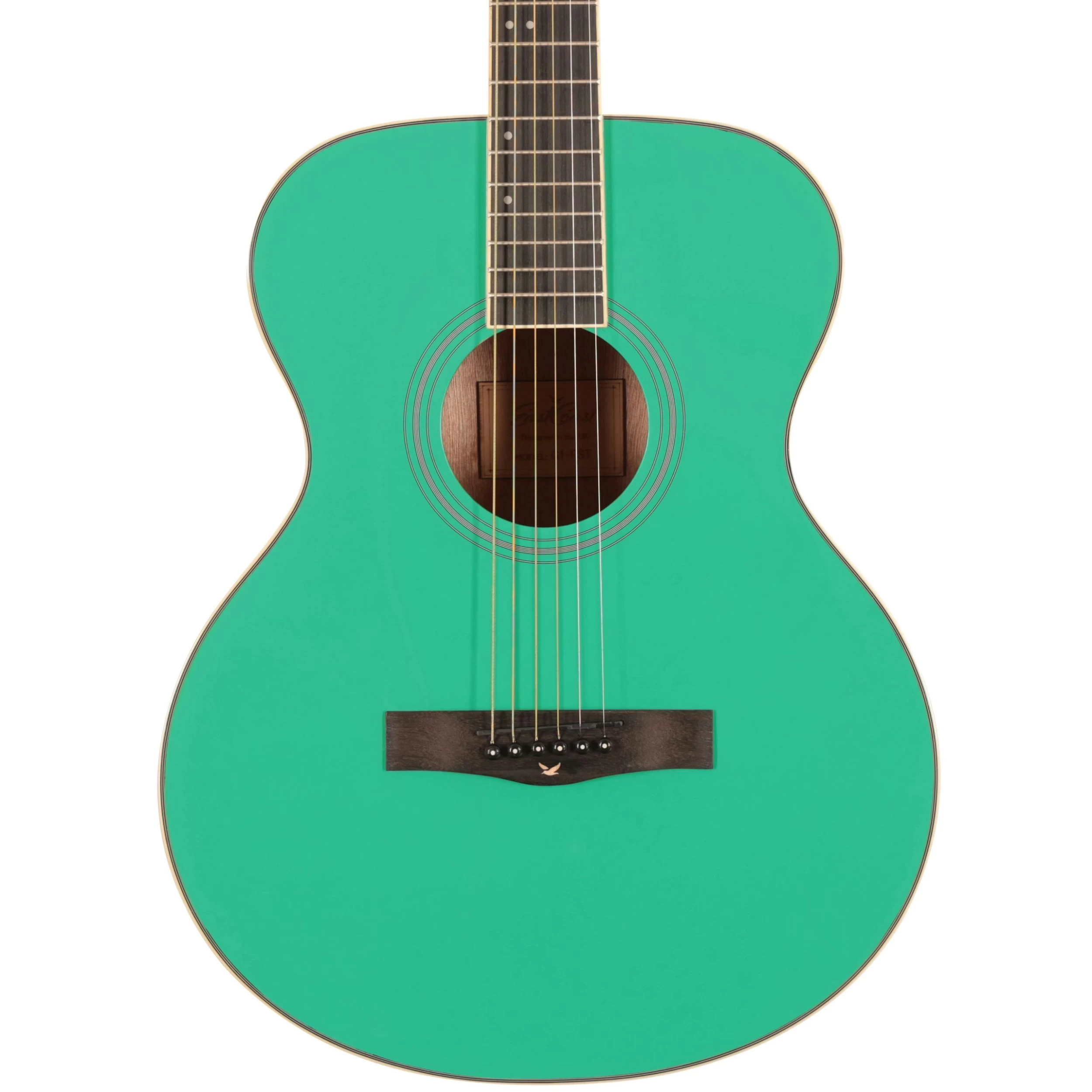 EastCoast G1 Grand Auditorium Acoustic Guitar In Pistachio Green 1 EastCoast G1 Grand Auditorium Acoustic Guitar In Pistachio Green