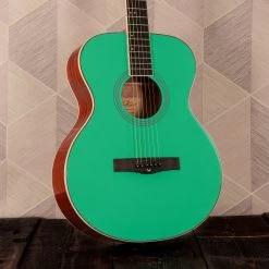 EastCoast G1 Grand Auditorium Acoustic Guitar In Pistachio Green 13 EastCoast G1 Grand Auditorium Acoustic Guitar In Pistachio Green -Professional Guitar Store EC G1 PST EastCoast G1 Grand Auditorium Acoustic Guitar Pistachio Lifestyle