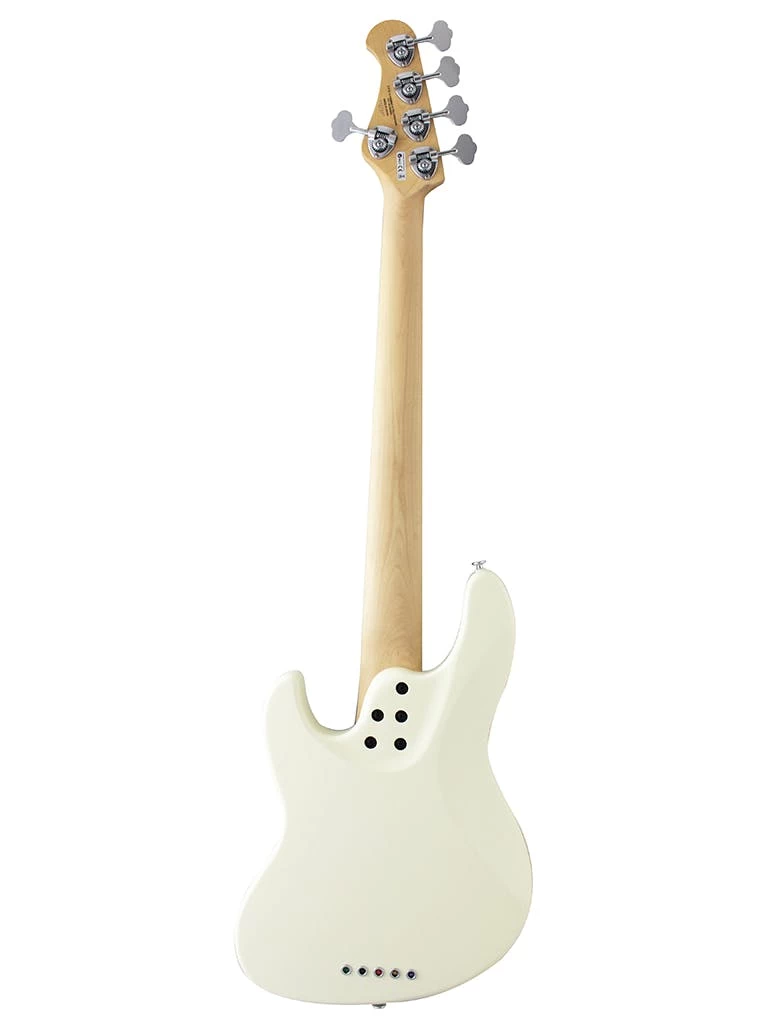 FGN Expert Mighty Jazz EMJ5-AL-R Bass Guitar In Antique White 3 FGN Expert Mighty Jazz EMJ5-AL-R Bass Guitar In Antique White - Image 3