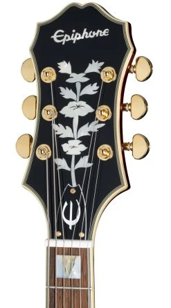 Epiphone Broadway Hollowbody Electric Guitar In Wine Red 14 Epiphone Broadway Hollowbody Electric Guitar In Wine Red -Professional Guitar Store EOBDWWRGH1 Epiphone Broadway Wine Red Headstock