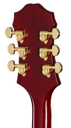 Epiphone Broadway Hollowbody Electric Guitar In Wine Red 15 Epiphone Broadway Hollowbody Electric Guitar In Wine Red -Professional Guitar Store EOBDWWRGH1 Epiphone Broadway Wine Red Headstock Back