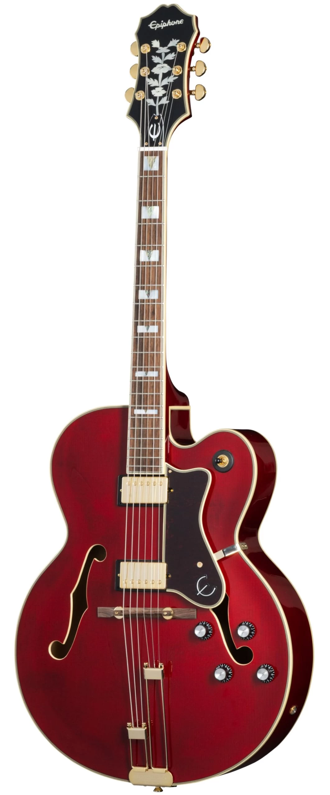 Epiphone Broadway Hollowbody Electric Guitar In Wine Red 2 Epiphone Broadway Hollowbody Electric Guitar In Wine Red - Image 2
