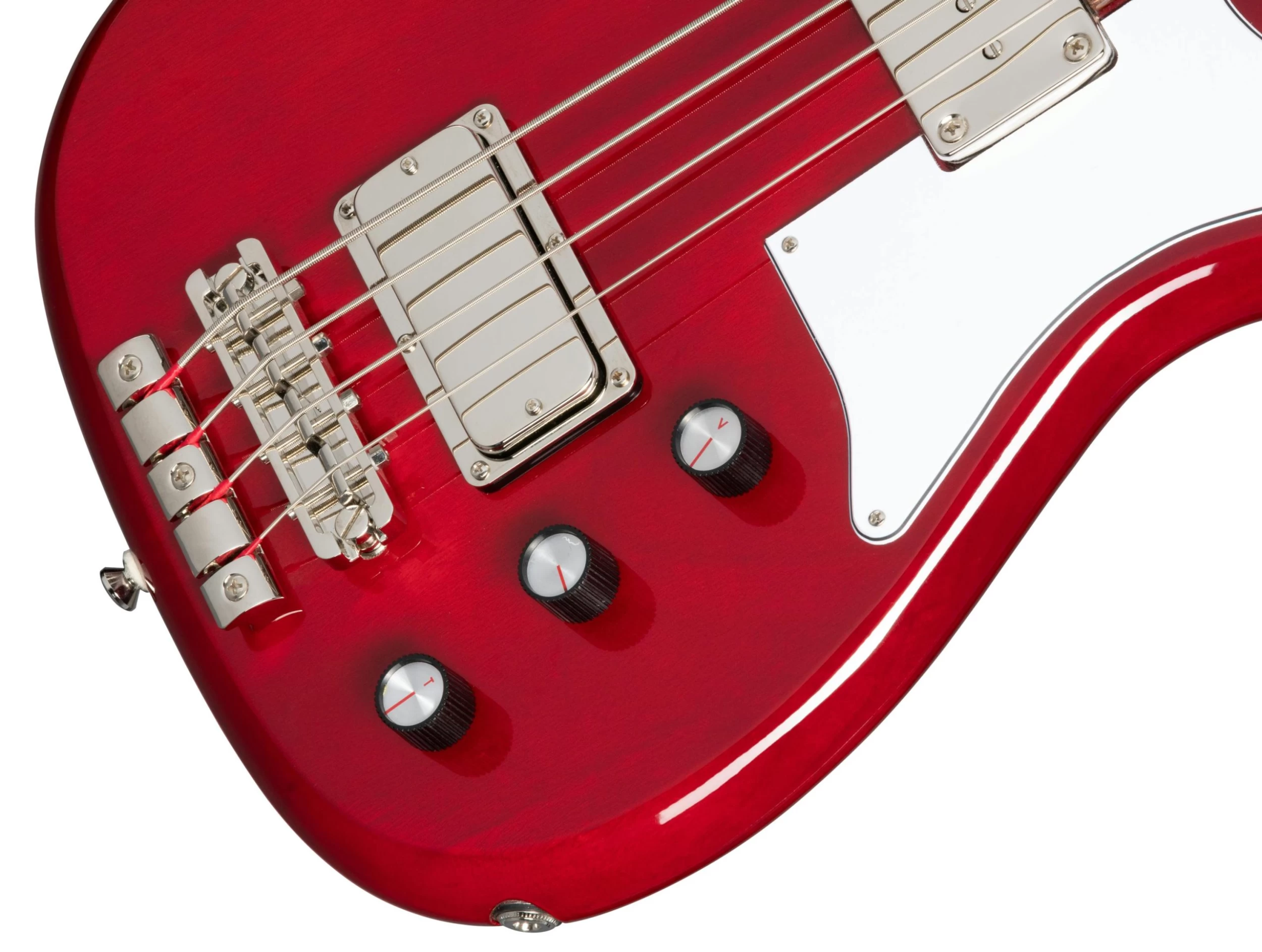 Epiphone Newport Bass Guitar In Cherry 5 Epiphone Newport Bass Guitar In Cherry - Image 5