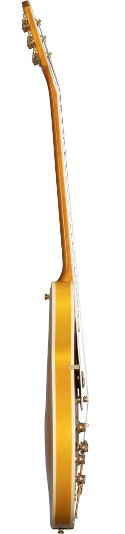 Epiphone Sheraton Semi-Hollow Left-Handed Electric Guitar In Natural -Professional Guitar Store EOSHNAGH1L Epiphone Sheraton Frequensator Natural Left Handed Side