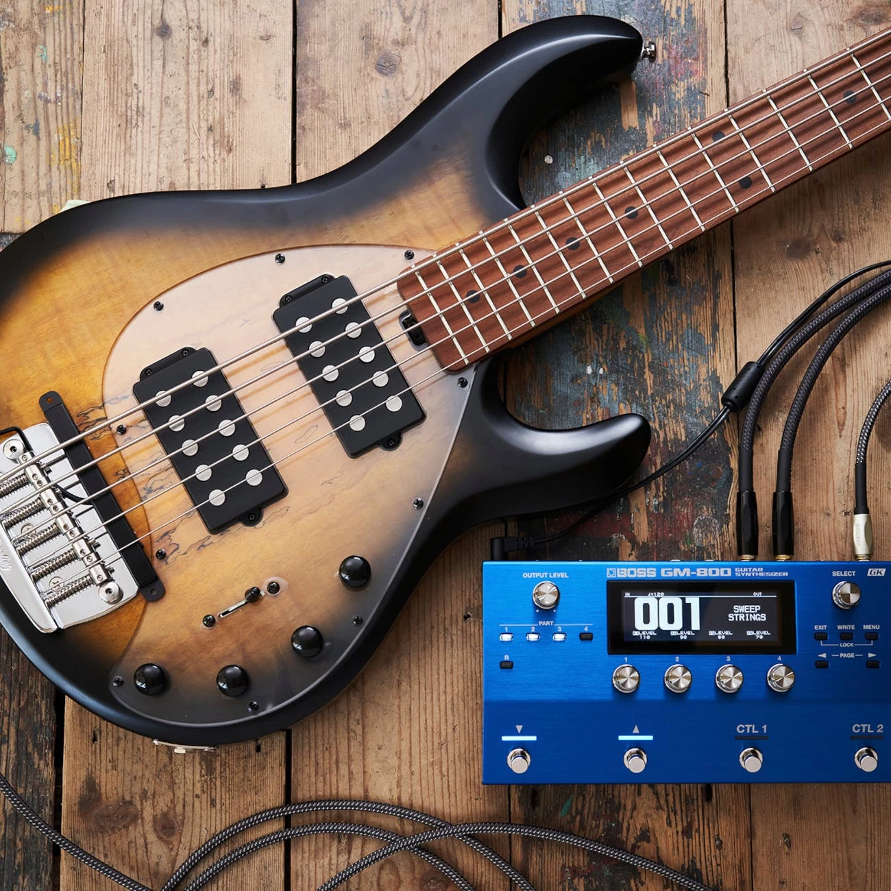 Boss GK-5B Electric Bass Guitar Divided Pickup 5 Boss GK-5B Electric Bass Guitar Divided Pickup - Image 5