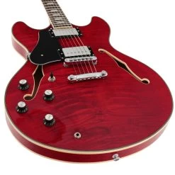Sire Larry Carlton H7 Left Handed Semi-Hollow Electric Guitar In See Through Red -Professional Guitar Store H7LHSTR H7LHSTR 5