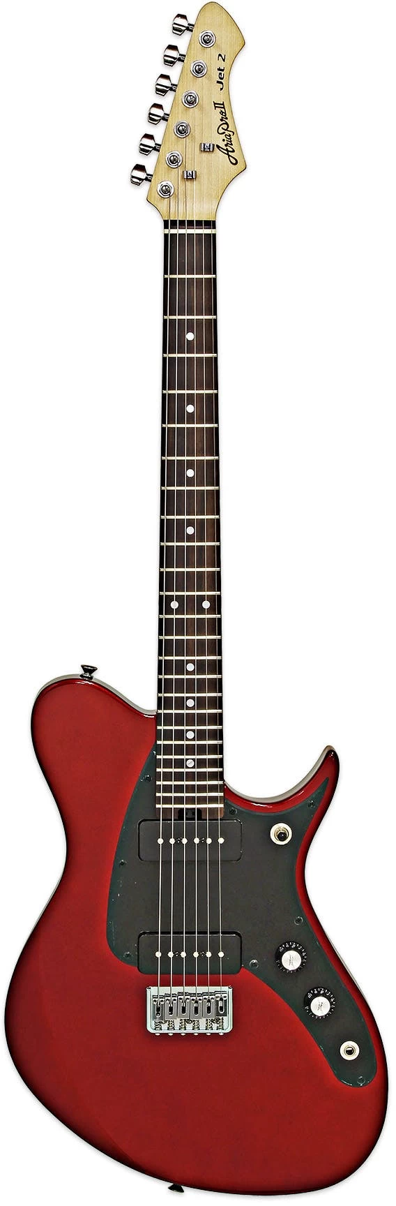 Aria J Series J-2 Electric Guitar In Candy Apple Red 2 Aria J Series J-2 Electric Guitar In Candy Apple Red - Image 2