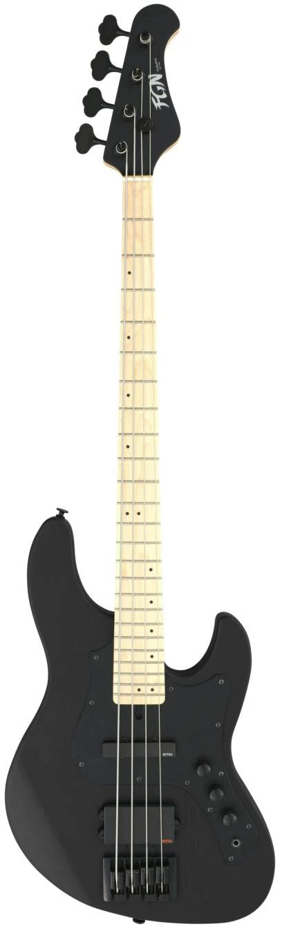 FGN J Standard Mighty Jazz JMJ2ASHDEM Bass Guitar In Open Pore Black 2 FGN J Standard Mighty Jazz JMJ2ASHDEM Bass Guitar In Open Pore Black - Image 2