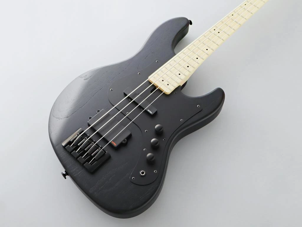 FGN J Standard Mighty Jazz JMJ2ASHDEM Bass Guitar In Open Pore Black 4 FGN J Standard Mighty Jazz JMJ2ASHDEM Bass Guitar In Open Pore Black - Image 4