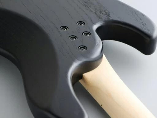 FGN J Standard Mighty Jazz JMJ2ASHDEM Bass Guitar In Open Pore Black 6 FGN J Standard Mighty Jazz JMJ2ASHDEM Bass Guitar In Open Pore Black - Image 6