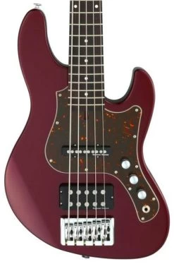 FGN J Standard Mighty Jazz JMJ52ALR 5-String Bass Guitar In Azuki Metallic