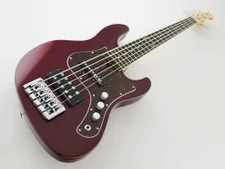 FGN J Standard Mighty Jazz JMJ52ALR 5-String Bass Guitar In Azuki Metallic 13 FGN J Standard Mighty Jazz JMJ52ALR 5-String Bass Guitar In Azuki Metallic -Professional Guitar Store JMJ52ALR AZM FNG Guitars Mighty Jazz J Standard Electric Bass Azuki Metallic 3