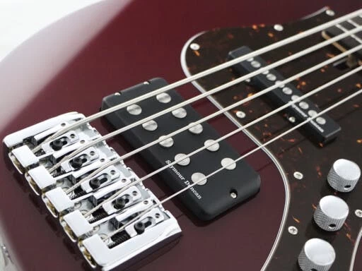 FGN J Standard Mighty Jazz JMJ52ALR 5-String Bass Guitar In Azuki Metallic 8 FGN J Standard Mighty Jazz JMJ52ALR 5-String Bass Guitar In Azuki Metallic - Image 8