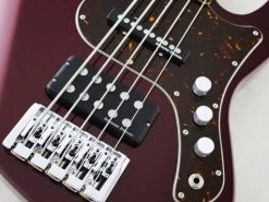 FGN J Standard Mighty Jazz JMJ52ALR 5-String Bass Guitar In Azuki Metallic 19 FGN J Standard Mighty Jazz JMJ52ALR 5-String Bass Guitar In Azuki Metallic -Professional Guitar Store JMJ52ALR AZM FNG Guitars Mighty Jazz J Standard Electric Bass Azuki Metallic 9