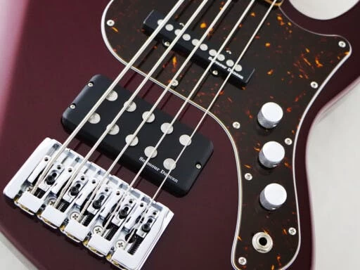 FGN J Standard Mighty Jazz JMJ52ALR 5-String Bass Guitar In Azuki Metallic 10 FGN J Standard Mighty Jazz JMJ52ALR 5-String Bass Guitar In Azuki Metallic - Image 10