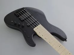 FGN J Standard Mighty Jazz JMJ52ASHDEM 5-String Bass Guitar In Open Pore Black 11 FGN J Standard Mighty Jazz JMJ52ASHDEM 5-String Bass Guitar In Open Pore Black -Professional Guitar Store JMJ52ASHDEM OPB FNG Guitars Mighty Jazz J Standard Electric Bass Open Pore Black 3