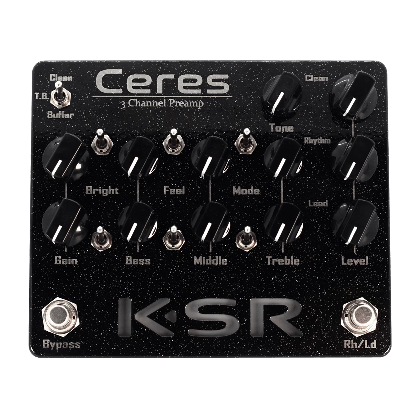 KSR Ceres 3 Channel High-Gain Preamp Pedal 1 KSR Ceres 3 Channel High-Gain Preamp Pedal