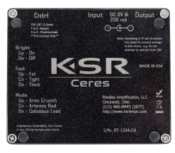 KSR Ceres 3 Channel High-Gain Preamp Pedal 17 KSR Ceres 3 Channel High-Gain Preamp Pedal -Professional Guitar Store KSR CERES 2