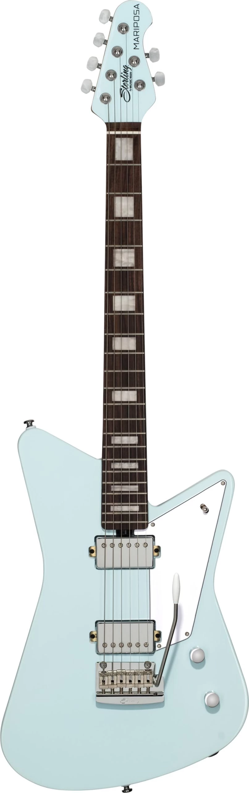 Sterling By Music Man Mariposa Electric Guitar In Daphne Blue 2 Sterling By Music Man Mariposa Electric Guitar In Daphne Blue - Image 2