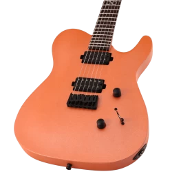 Chapman ML3 Pro Modern Electric Guitar In Habanero Orange -Professional Guitar Store ML3P MOD HBO Chapman ML3 Pro Modern Habanero Orange Satin Metallic Angle