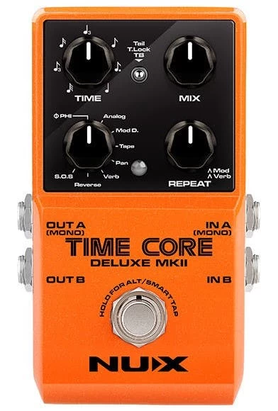 NUX Time Core Deluxe MkII Delay Pedal 1 NUX Time Core Deluxe MkII Delay Pedal