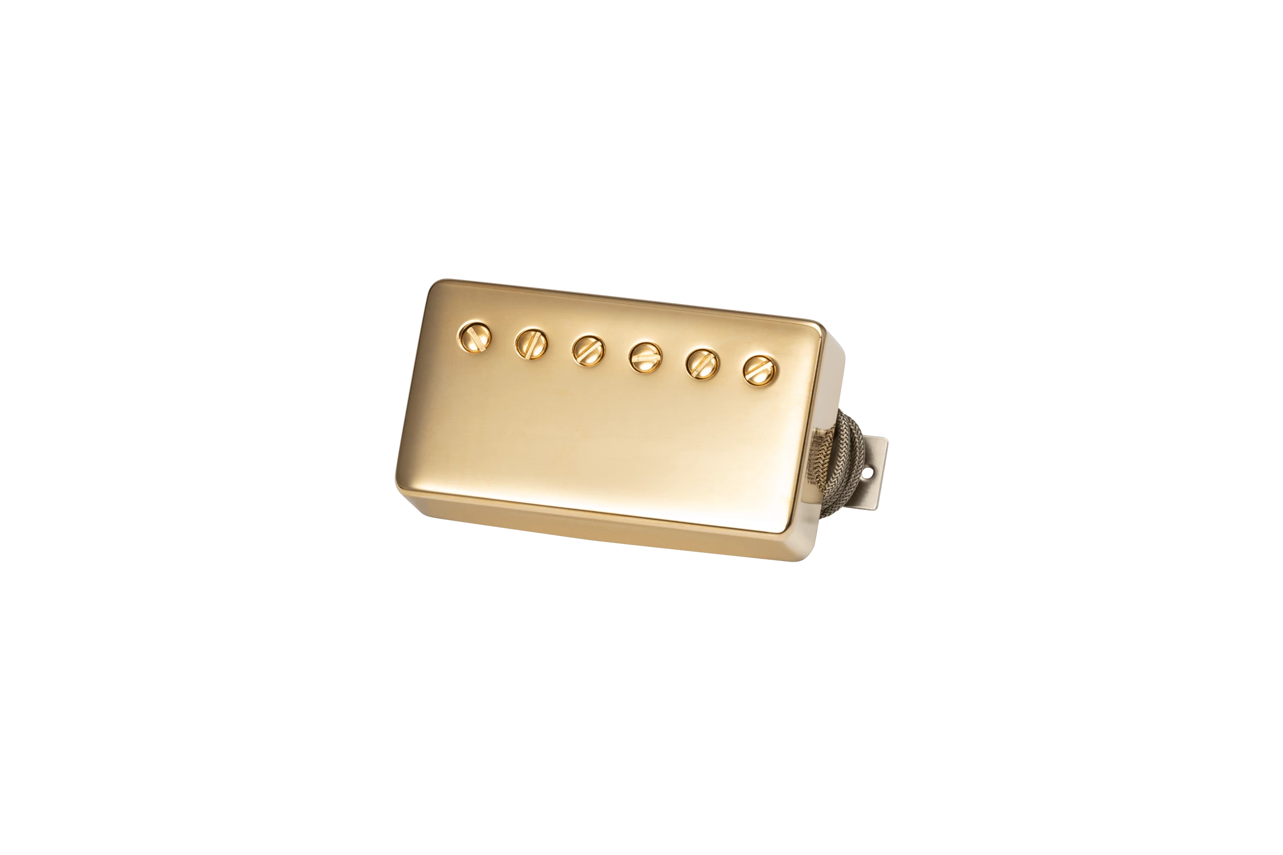 Gibson Custombucker Double Black Humbucker Pickup With Gold Cover 1 Gibson Custombucker Double Black Humbucker Pickup With Gold Cover