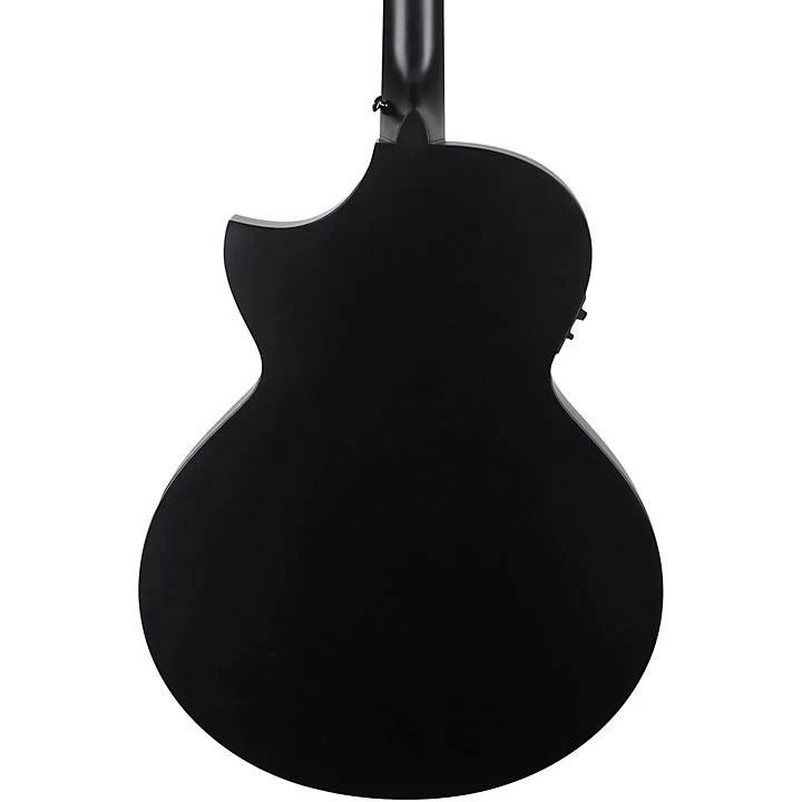Schecter Machine Gun Kelly Signature Electro Acoustic Guitar In Satin Black 3 Schecter Machine Gun Kelly Signature Electro Acoustic Guitar In Satin Black - Image 3
