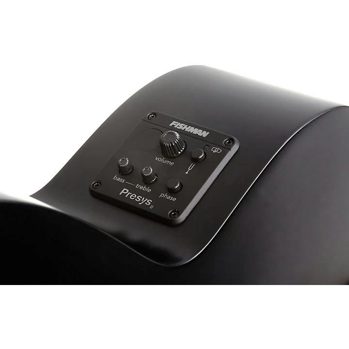 Schecter Machine Gun Kelly Signature Electro Acoustic Guitar In Satin Black 4 Schecter Machine Gun Kelly Signature Electro Acoustic Guitar In Satin Black - Image 4