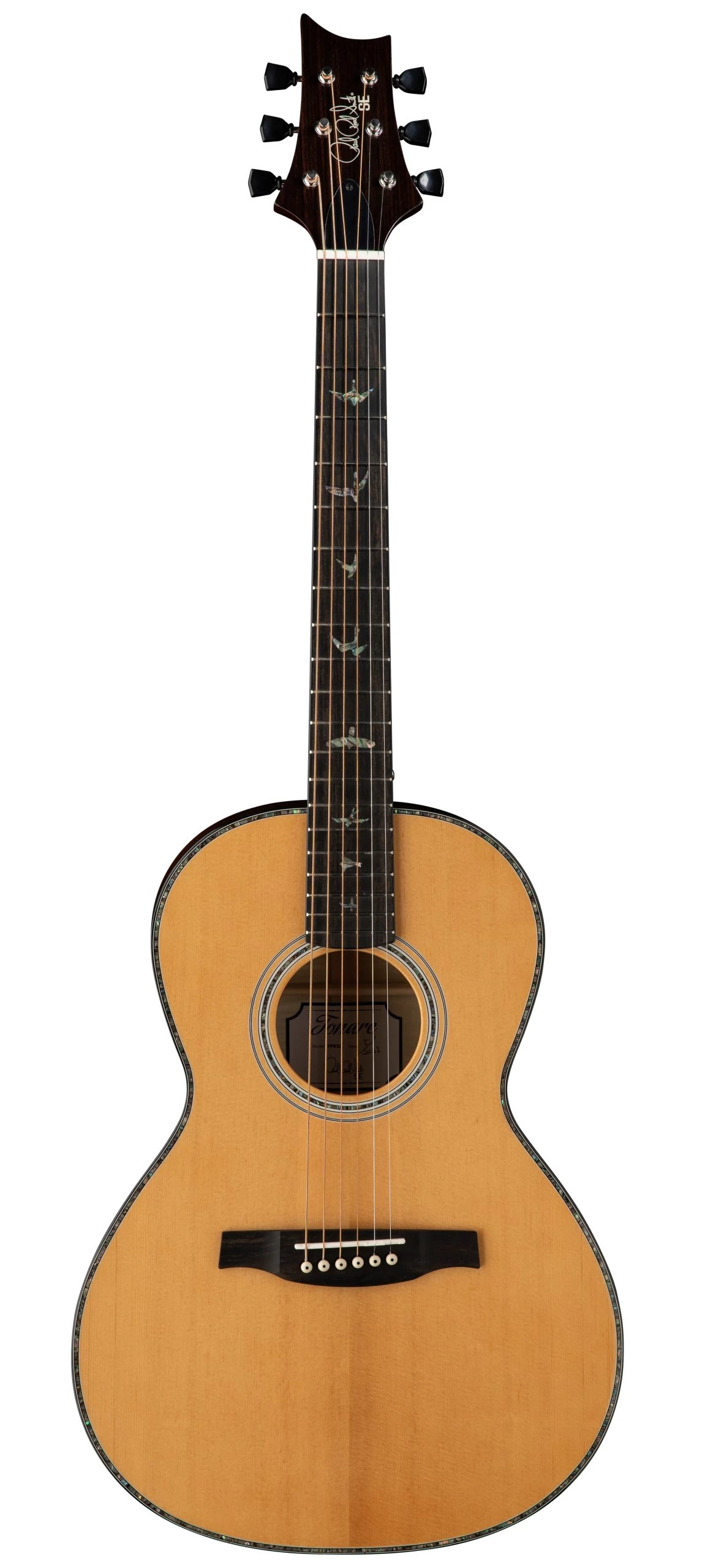 PRS SE Tonare P50E Parlour Electro Acoustic Guitar In Black Gold 2 PRS SE Tonare P50E Parlour Electro Acoustic Guitar In Black Gold - Image 2
